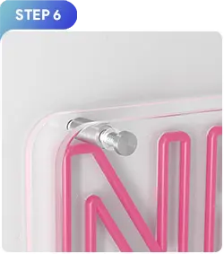 Wall Mounted Open Box Kit Step 6