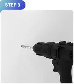 Wall Mounting Kit Installation Step 3