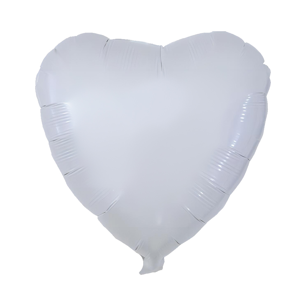 Custom foil balloons with heart shaped