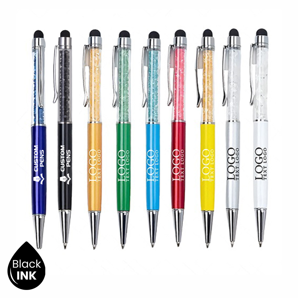 005M Giveaway Crystal Stylus Retractable Ballpoint Pen ink