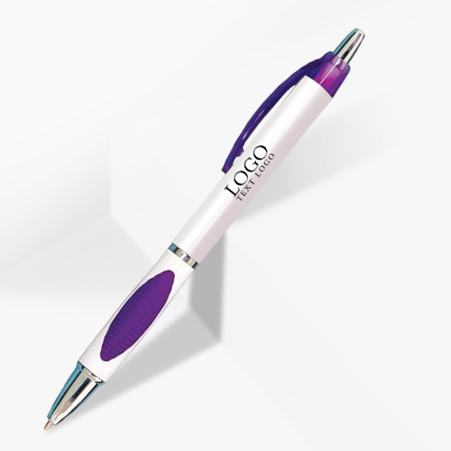 Customized Plastic Click White Denya Pens