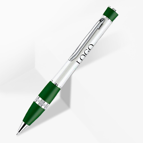 Custom Twist Action Chrome Accented Ballpoint Pen