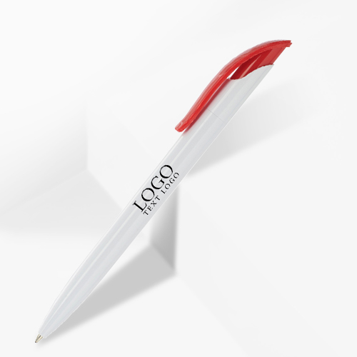 Full Color White Plastic Promotional Pens