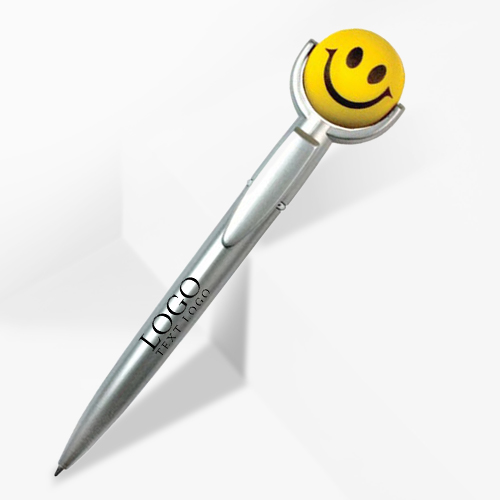 Promo Smiley Squeeze Top Pen