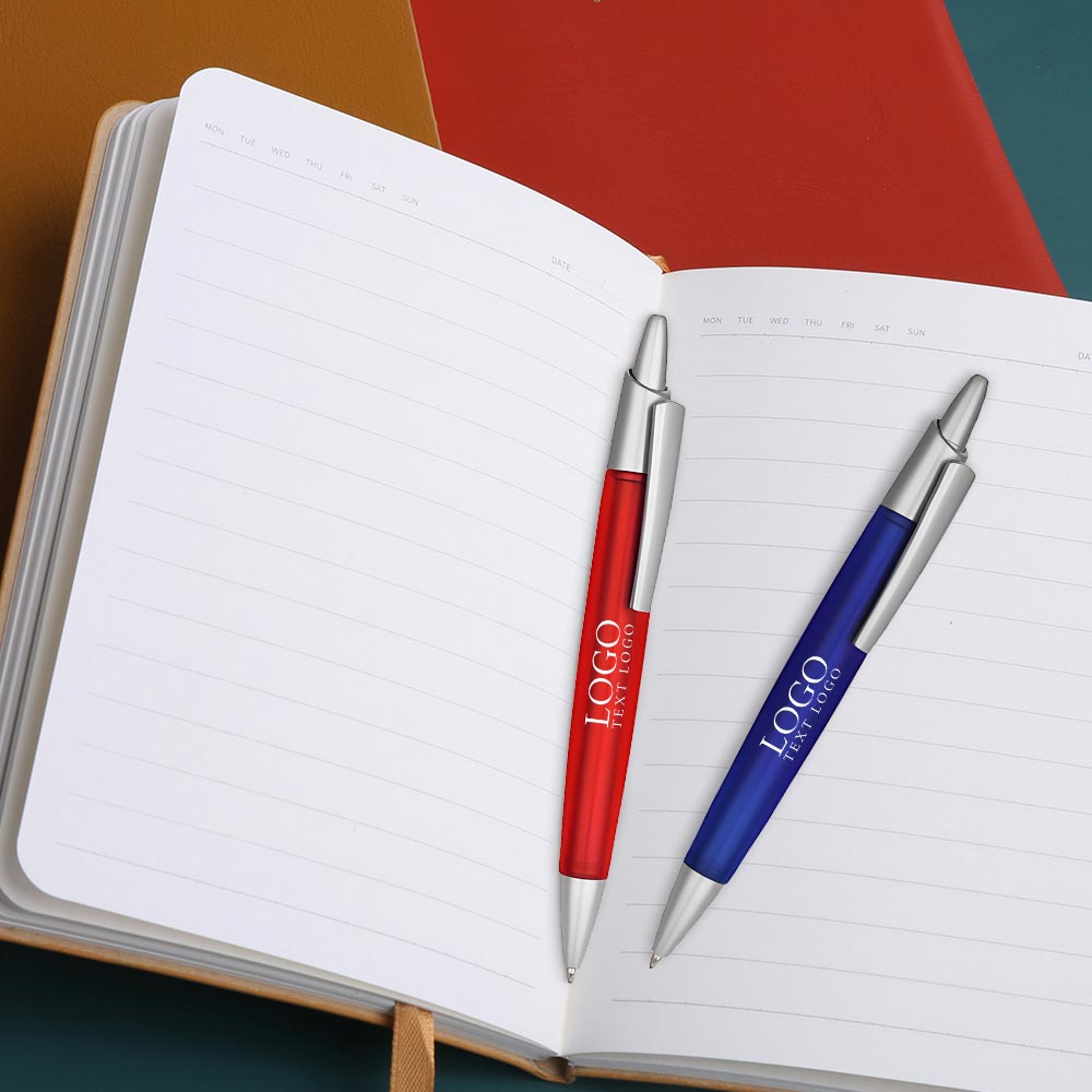 Eye-Catching Promotional Colorful Plastic Ballpoint Pen with logo