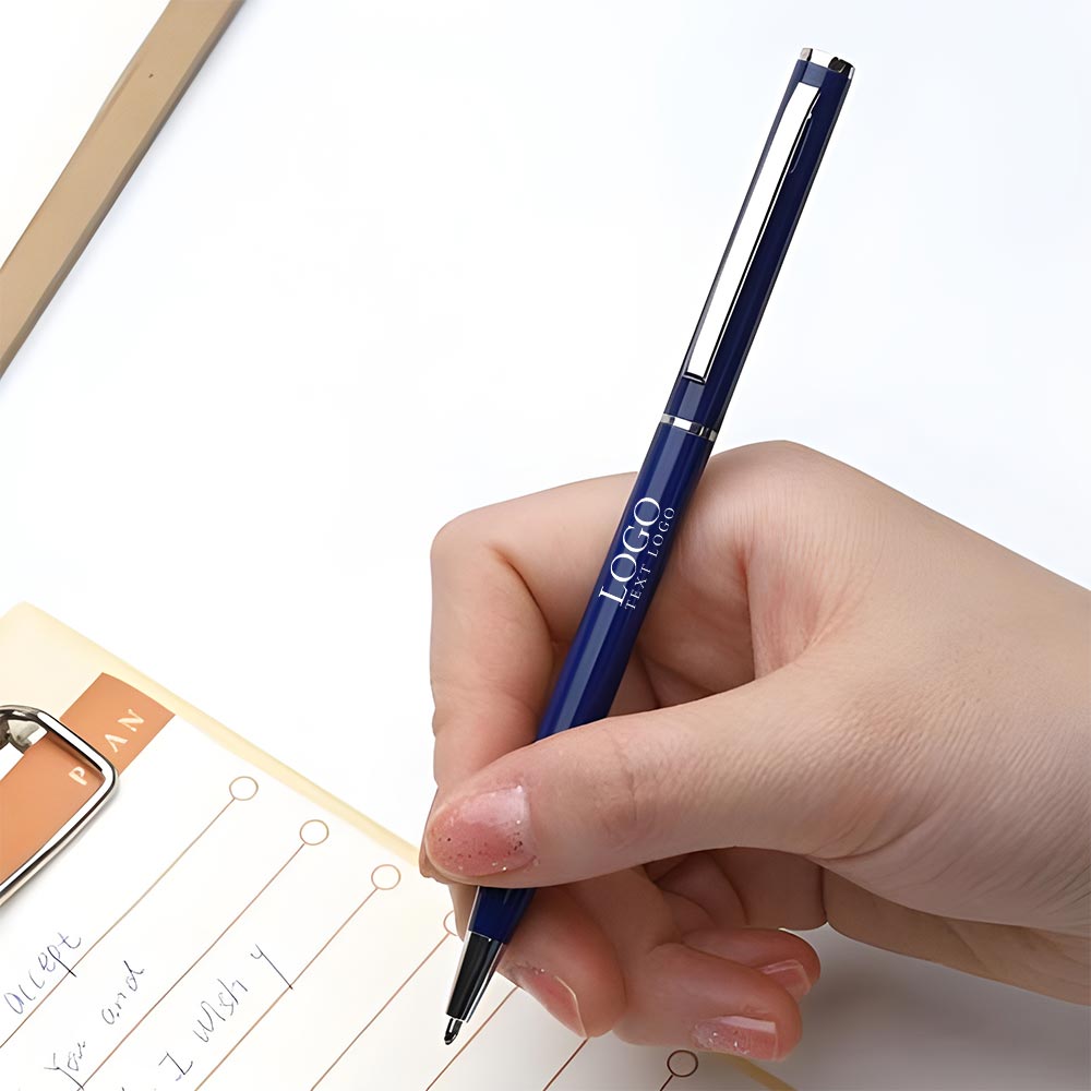 Ultra-light rotating thin-barrel ballpoint pen