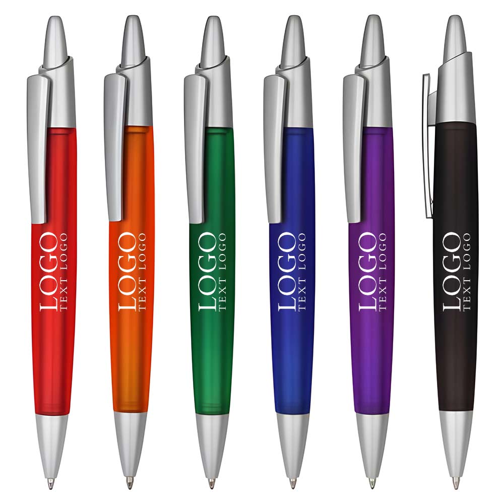 Promotional Colorful Plastic Ballpoint Pen with logo