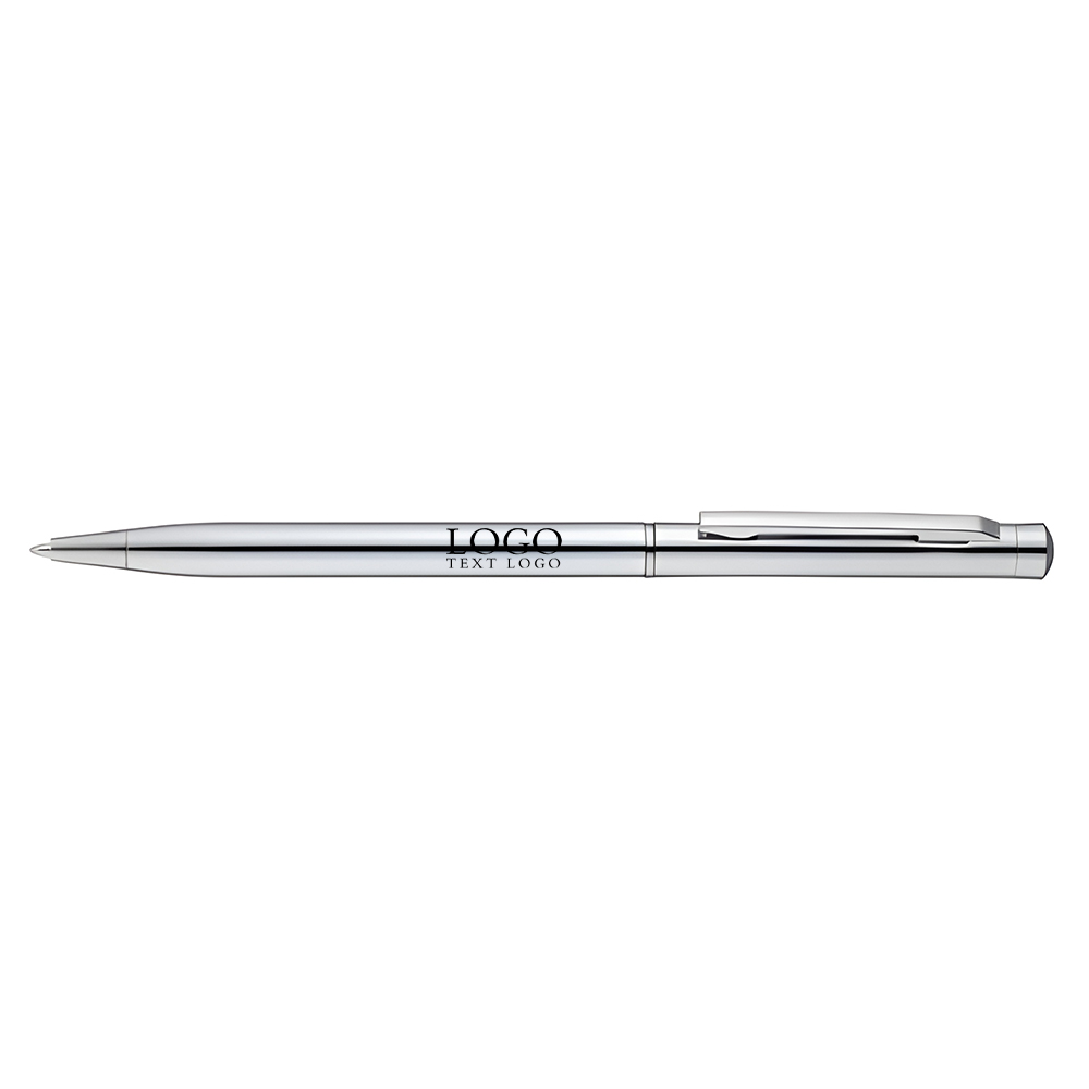 Laser logo rotating ballpoint pen with logo