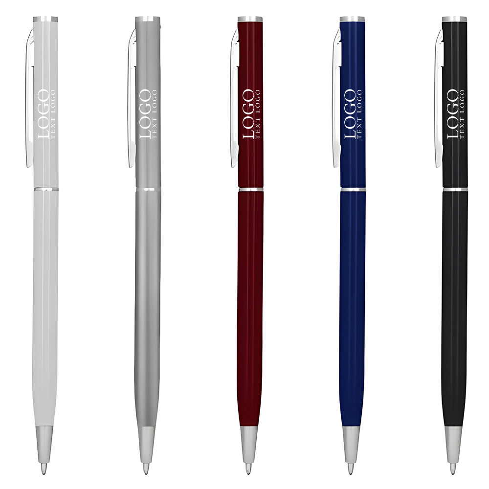 Ultra-light rotating thin-barrel ballpoint pen