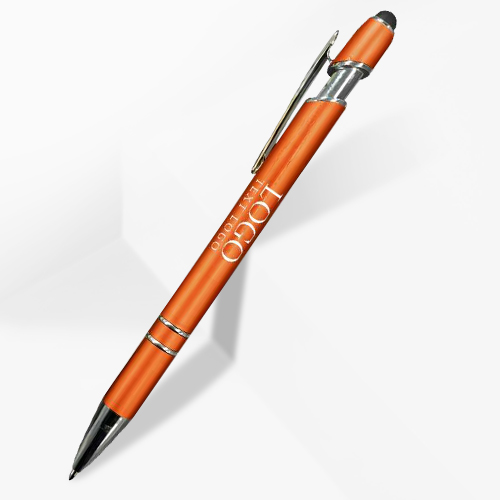 Custom Soft-Touch Plastic Pen with Stylus