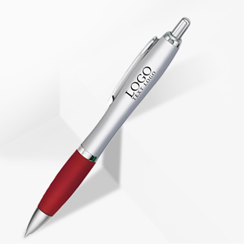 Zilveren intrekbare Basset II-pen