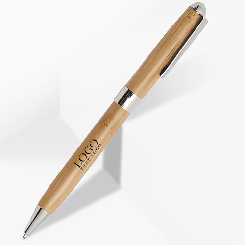 Personalized Executive Bamboo Twist Action Ballpoint Pen