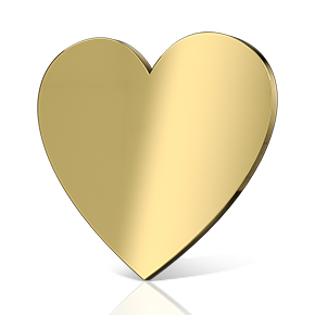 Heart Shape SUNamel Pins