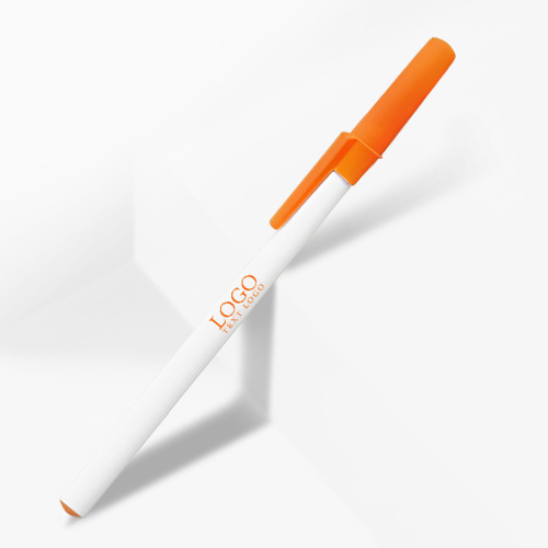 Personalized Ballpoint Pen With Colored Cap