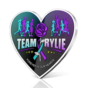 Heart Shape SUNamel Pins