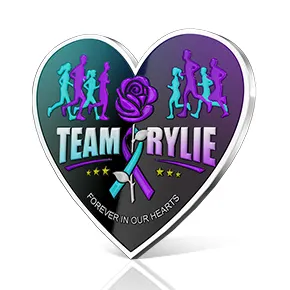 Heart Shape SUNamel Pins