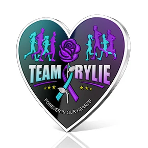 Heart Shape SUNamel Pins