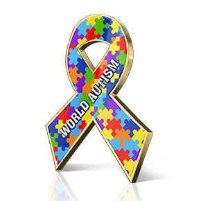 Ribbon Shape Custom Pins
