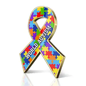 Ribbon Shape Custom Pins