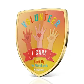 Shield Shape SUNamel Pins