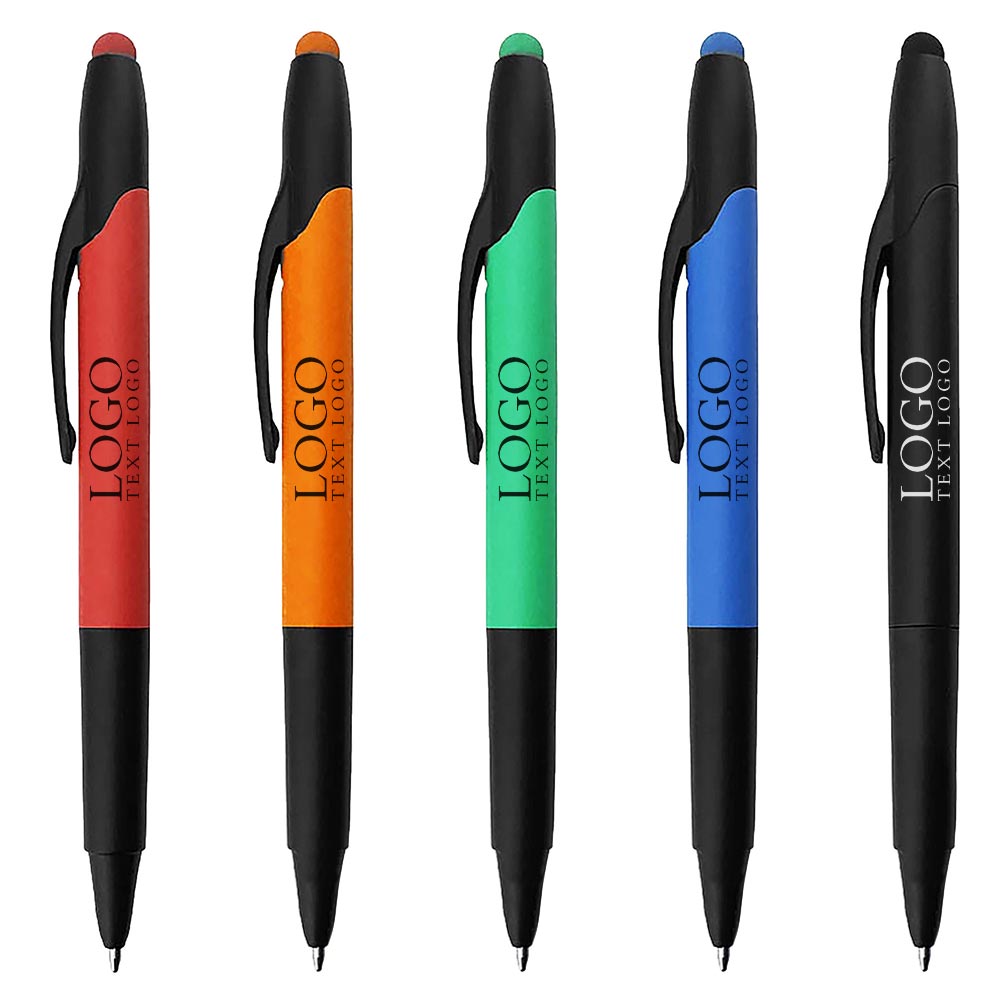 Custom Touch Highlighter Ballpoint Pen Bevel Tip Marker Pen
