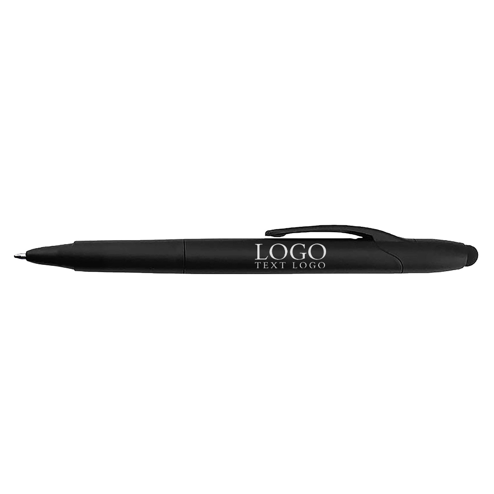 Custom Touch Highlighter Ballpoint Pen Bevel Tip Marker Pen Black