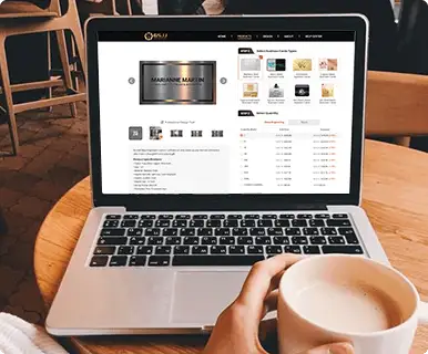 Metal Business Cards Type