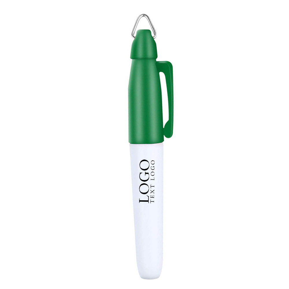 Custom Color Mini Permanente Marker Groen met Logo