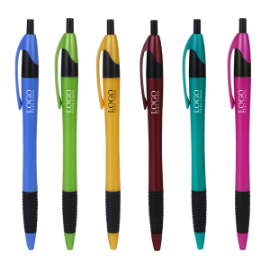 Customized Click Plastic Printed Gripped Slimster Pens