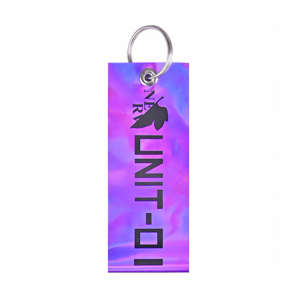 Laser Rainbow PVC Keychain(3) (1)