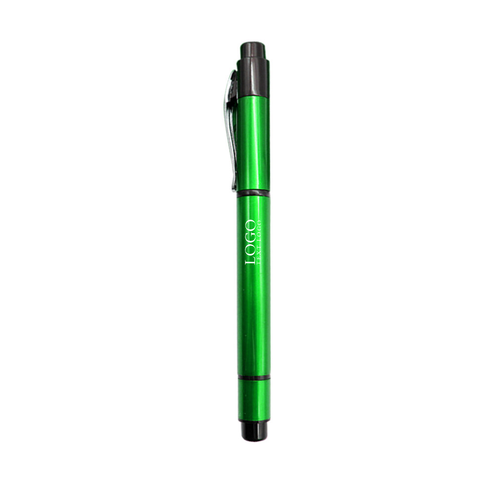 Custom Pen And Highlighter Combo Dedicated & High Quality green with logo
