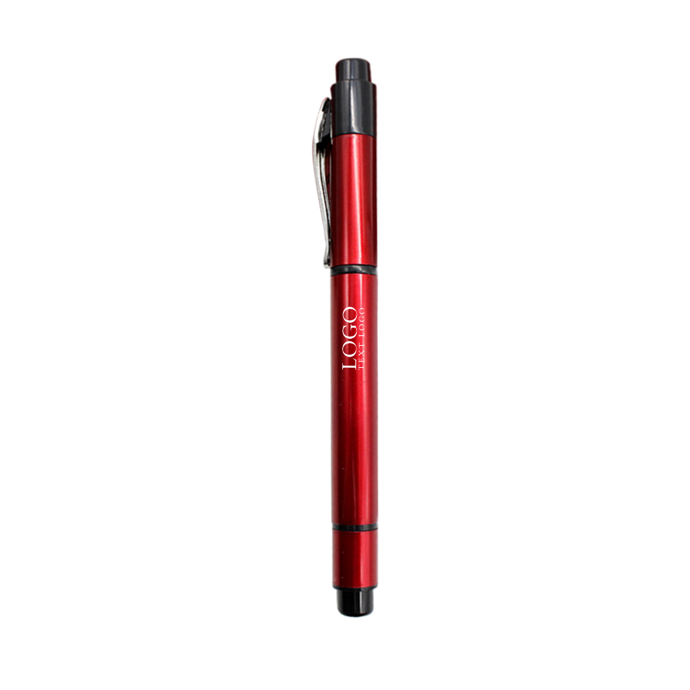 Custom Pen And Highlighter Combo Dedicated & High Quality red with logo