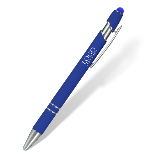 Metal Ballpoint Pen with Color Stylus Tip
