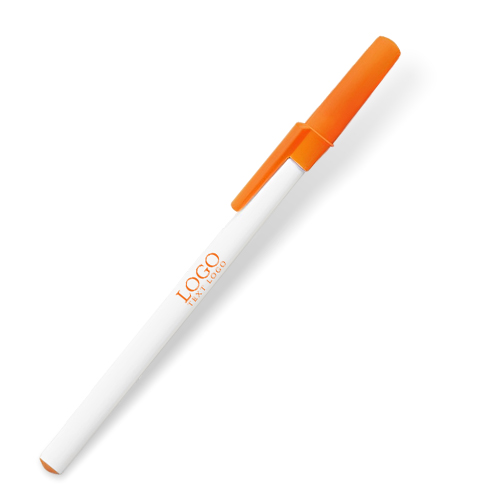 Personalized Ballpoint Pen With Colored Cap