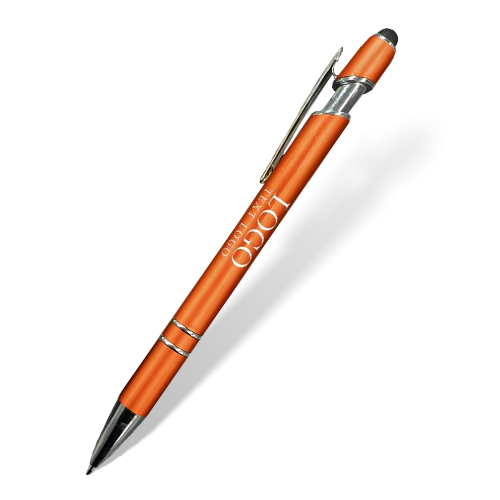 Custom Soft-Touch Plastic Pen with Stylus