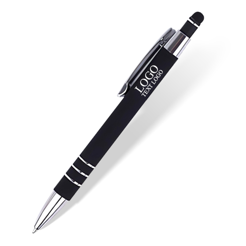 Custom Soft Touch Metal Pen with Stylus