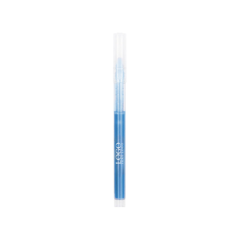 Custom Performance Pen with Highlighter blue with logo