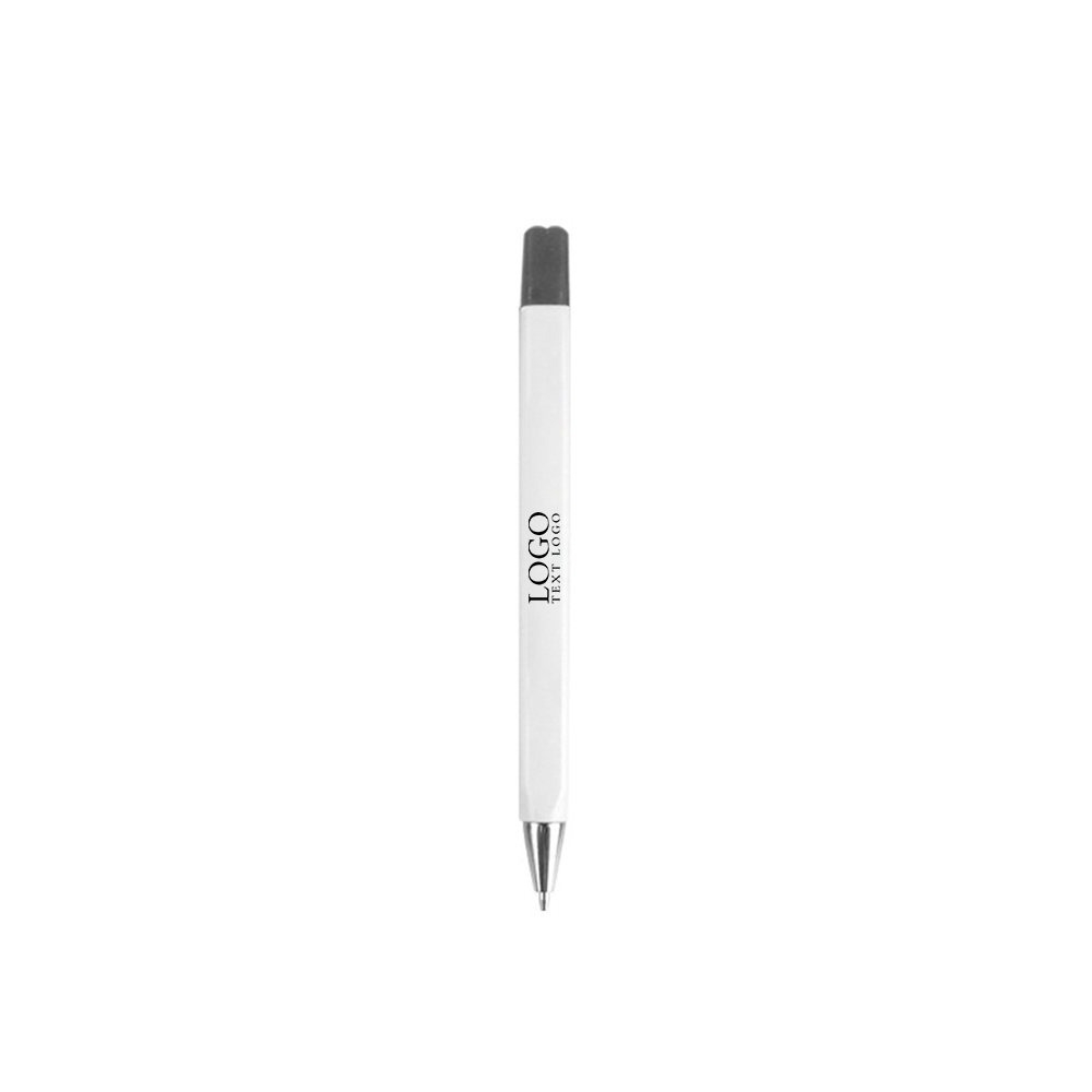Custom Plastic Option pencil black with logo