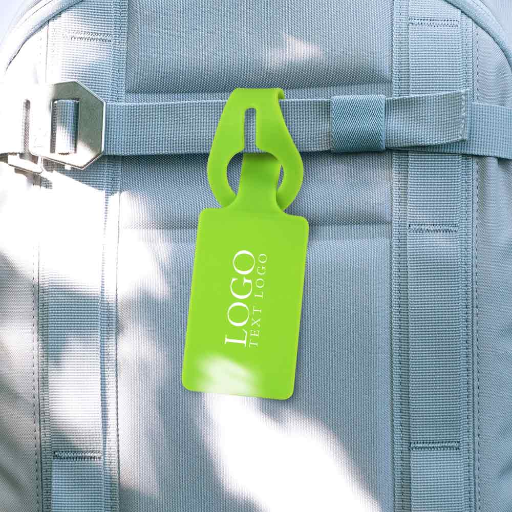 Giveaway Rectangular Silicone Luggage Tag