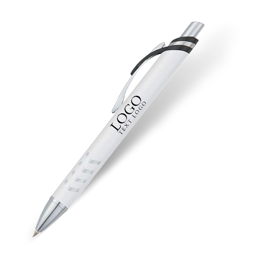 Promotional Chevro Click Pen With Logo