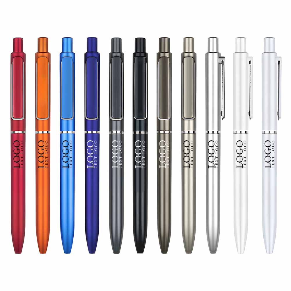 Customized Metallic Retractable Signature Pens-Combination chart