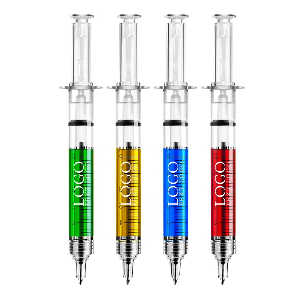 Cute Syringe Ballpoint Pen combination
