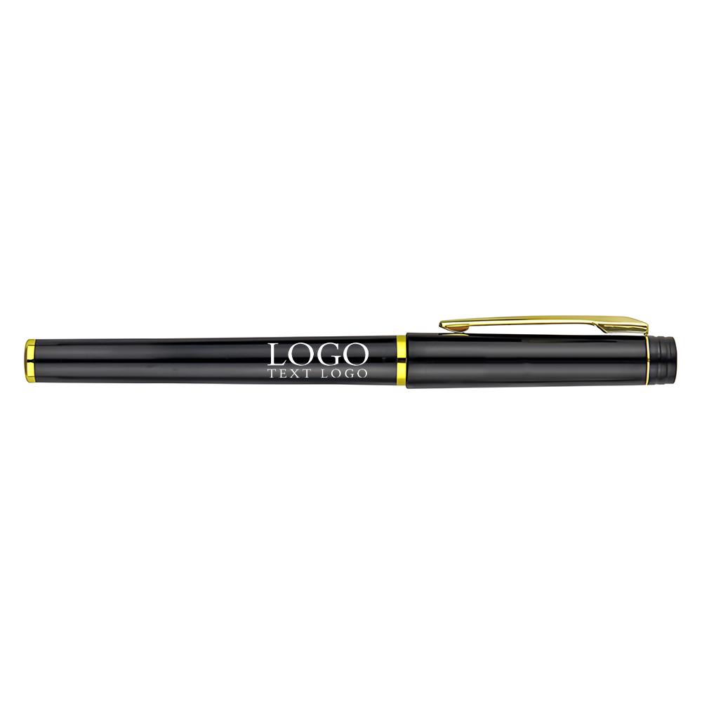 Metal clip business pen quality pen black with logo
