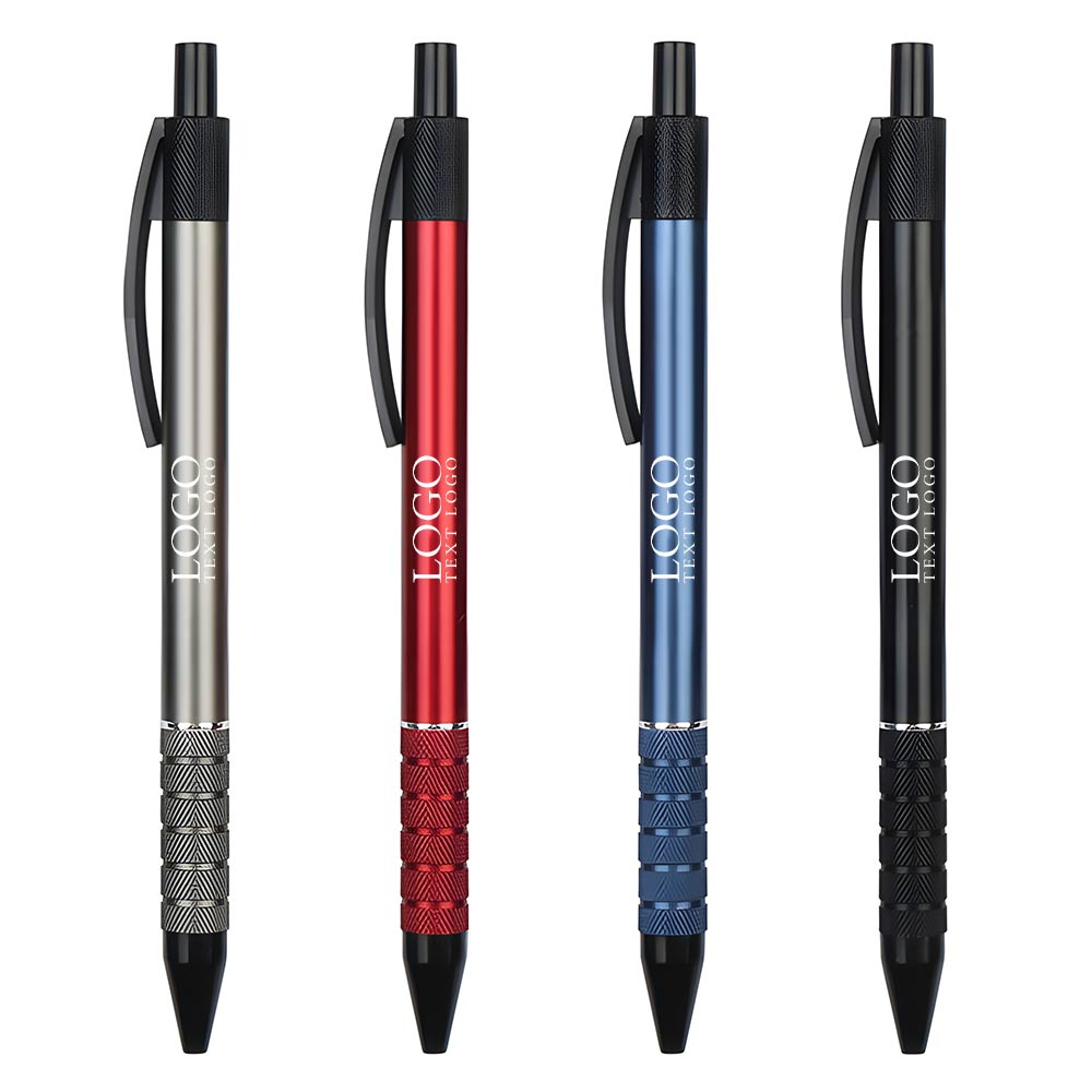 Metal custom advertising pen high quality wholesale push pen combination