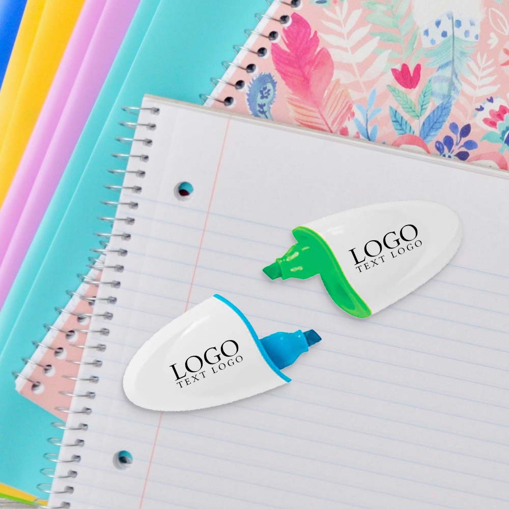 Personalized Pen ： 2 - Sided Highlighter Pen