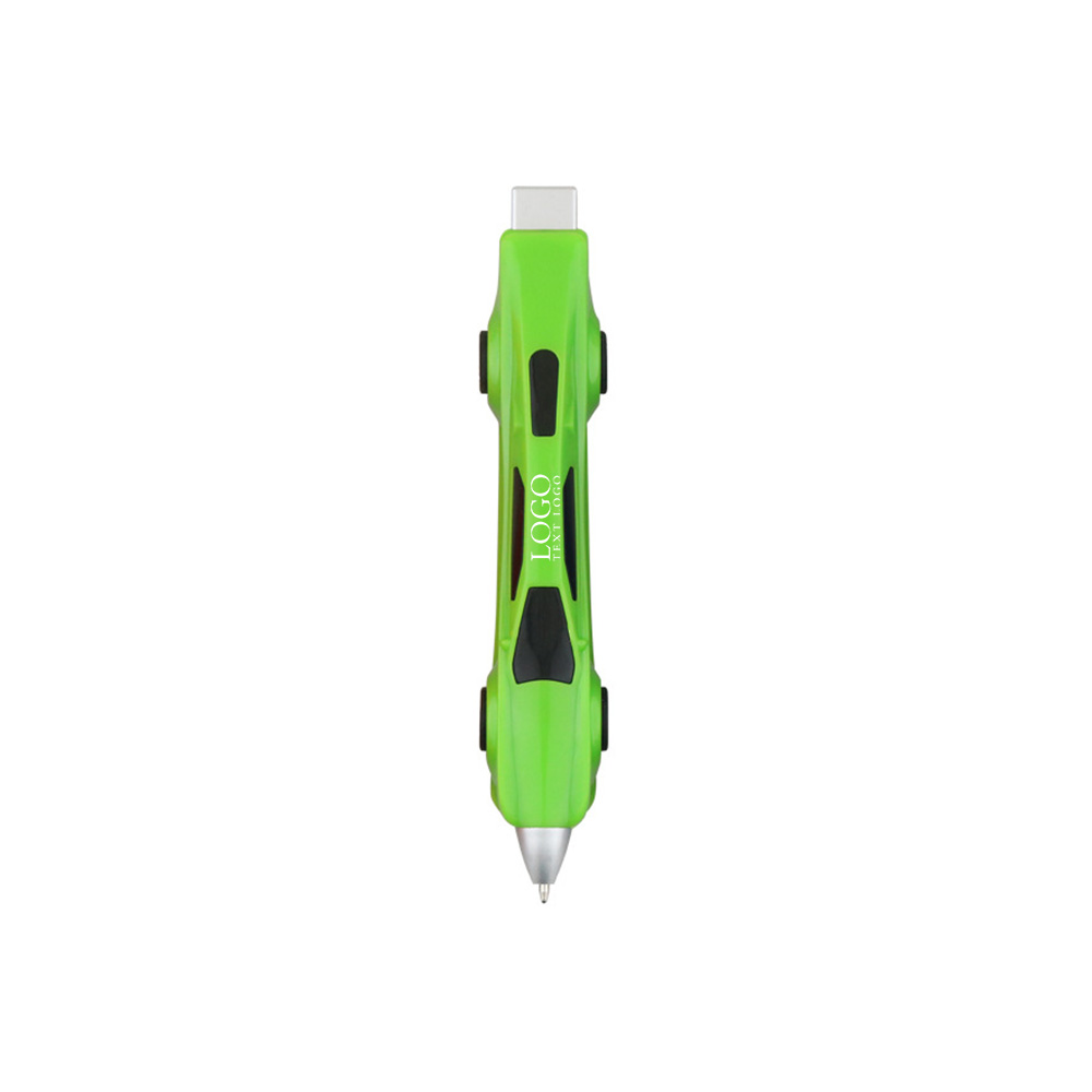 Rollable Sports Car Ballpoint Pen+green with logo