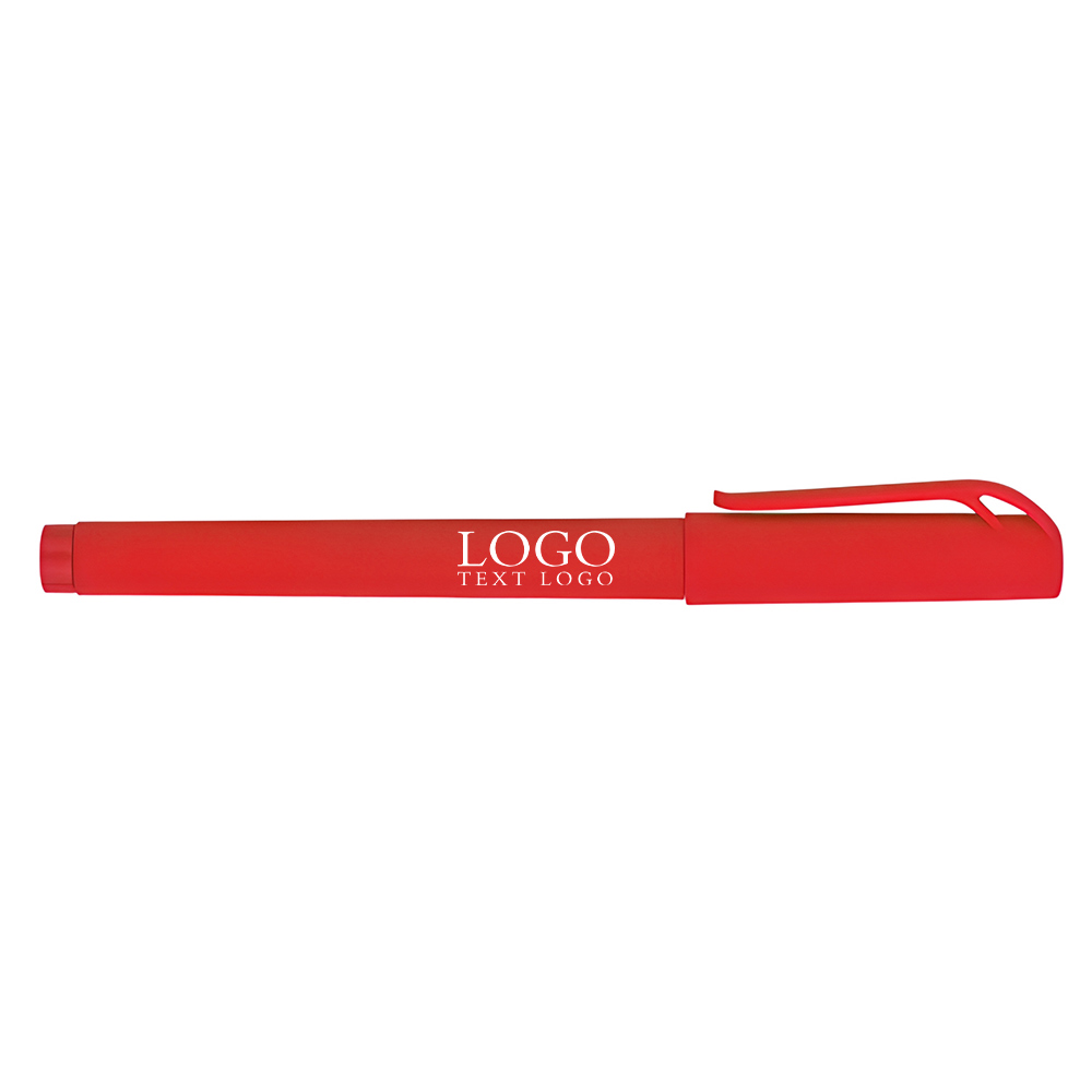 Unieke Full Color Custom Promotionele Pennen rood met logo