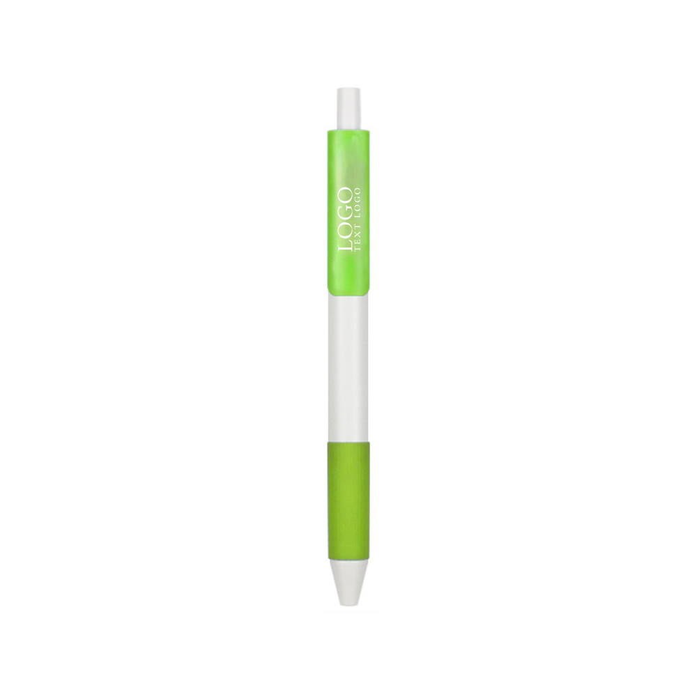 Custom Xact Chrome Plastic Fine Point Pen+green with logo