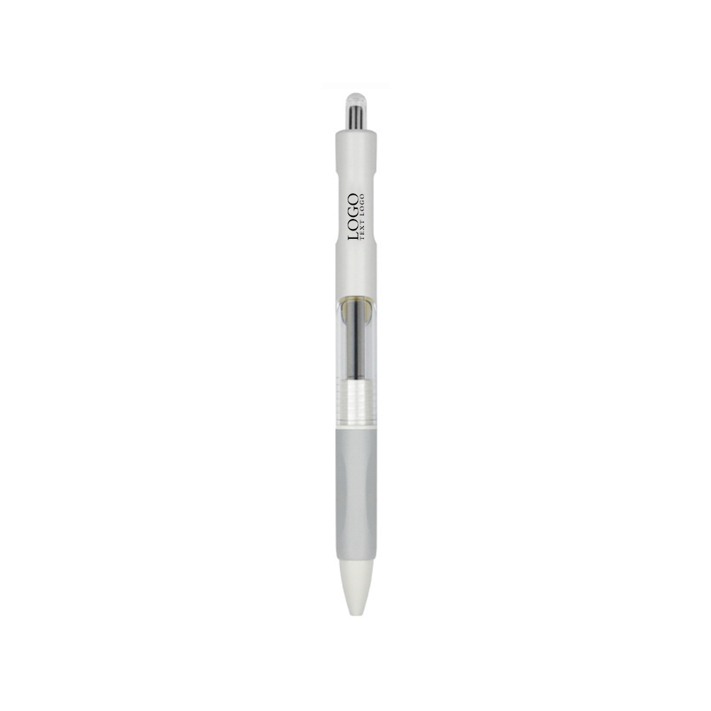 Personalized Translucent Retractable Gel Pen+black with logo