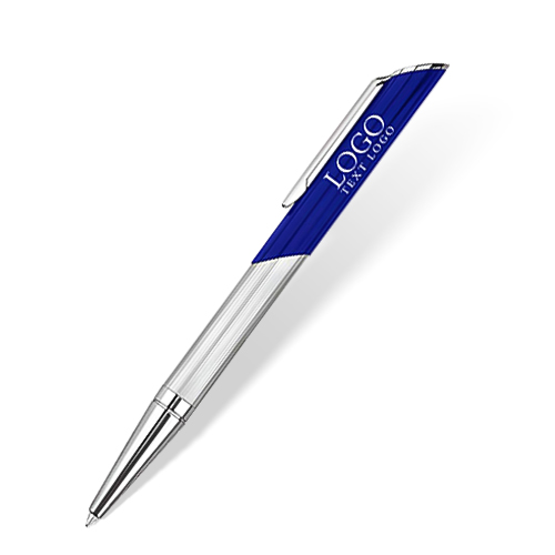 Rotating metal signature ballpoint pen